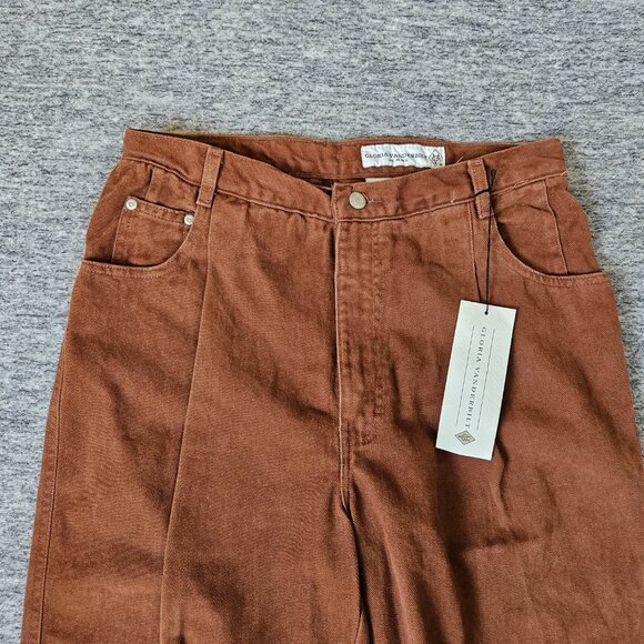 Vintage 90s Womens Gloria Vanderbilt 1991 Cotton Jeans Brown Sz 16 NWT Y2K RARE - Picture 4 of 12